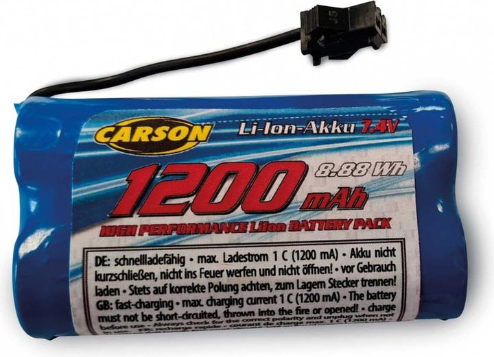 Image du produit Carson 7,4V/1200mAh LiION Bella Luisa JST (7.40 V, 1200 mAh)