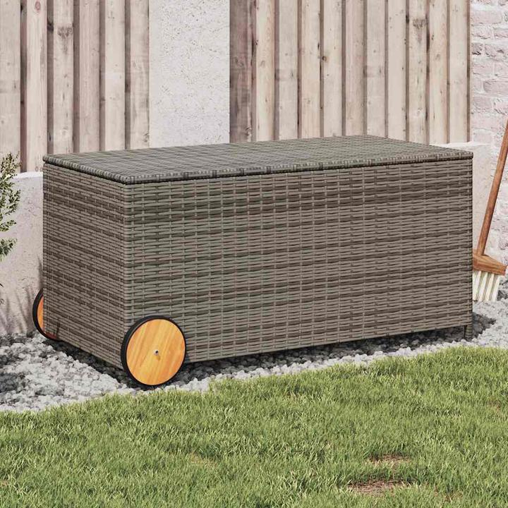 Produktbild VidaXL Gartentruhe mit Rollen 190L