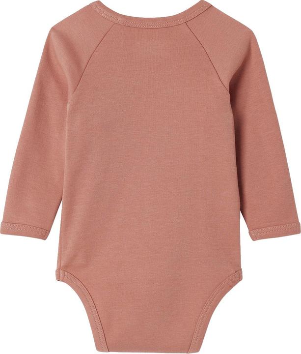Actual product image Vertbaudet Bio-Kollektion: 5er-Pack Baby Wickelbodys mit langen Ärmeln (74)