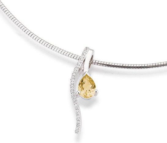 Breuning ANHÄNGER - ED.TOP.HELL/Brill. 0,104 Ct. H/si (750/18 K Gold)