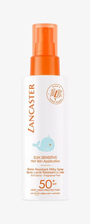 Immagine prodotto Lancaster Clean Sun Sensitive Kids Milky (Spray solare, SPF 50+, 150 ml, 150 g)
