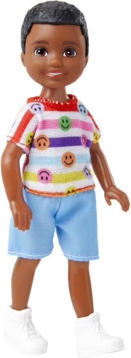 Image du produit Barbie Poupée garçon en t-shirt smiley rayé