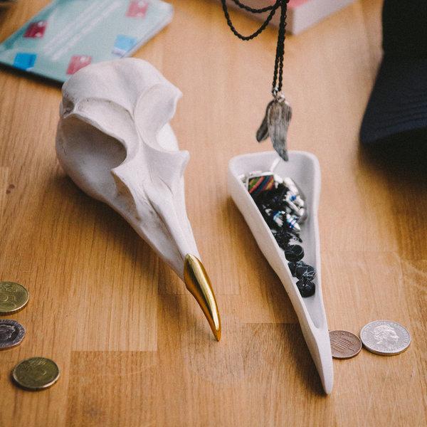 Actual product image Suck UK Bird Skull Tidy