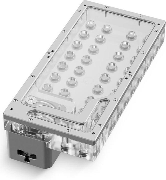 EKWB EK-QuantumX Loophole Distroplate D5 PWM - silber
