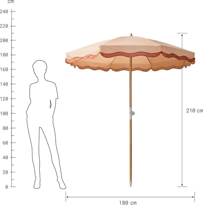 Produktbild home24 LA VACANZA Ø180cm (1.80 m)