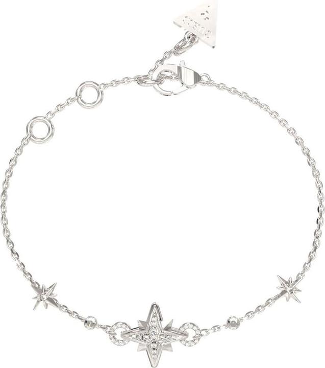 Guess Decent In The Sky JUBB03330JWRH Steel Bracelet - Length: 18.5 cm (18.50 cm, Stahl, Kubische Zirkonie)