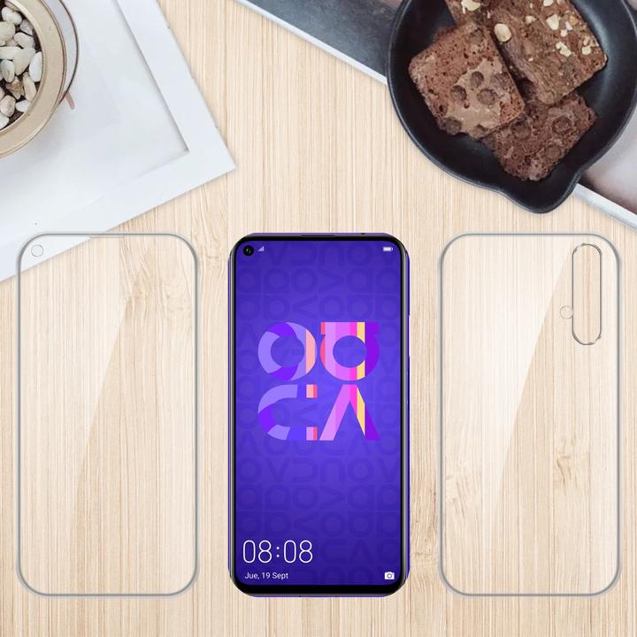 Image du produit Cadorabo Étui TPU 360 degrés Case (Huawei Nova 5T, Honneur 20, Taxe 20)