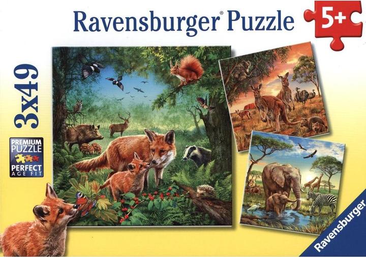 Produktbild Ravensburger Tiere der Erde (49 Teile)