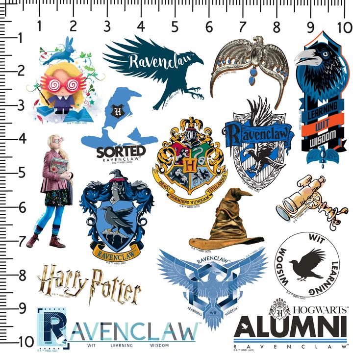 Actual product image Deluxe Ravenclaw Stickers (Pack of 50)