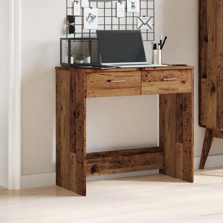 Produktbild VidaXL Schreibtisch Bürotisch Computertisch Arbeitstisch Tisch Altholz-Optik (80 x 40 x 75 cm)
