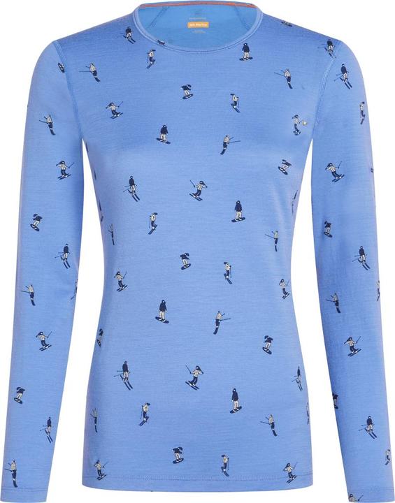 Actual product image Icebreaker Women's Merino 200 Oasis L/S Crewe Ski Day (S)