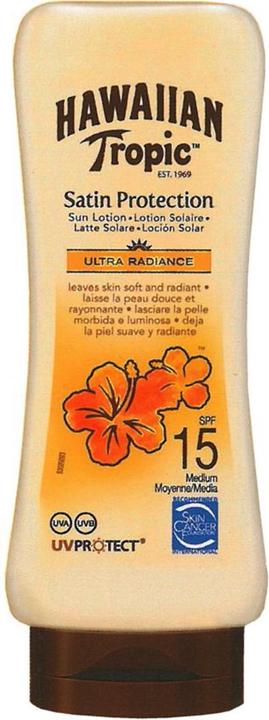 Actual product image Hawaiian Tropic Satin Protection (Sun lotion, SPF 15, 180 ml)