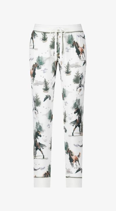Actual product image Pj Salvage Pyjama bottom white/small patterned (36)