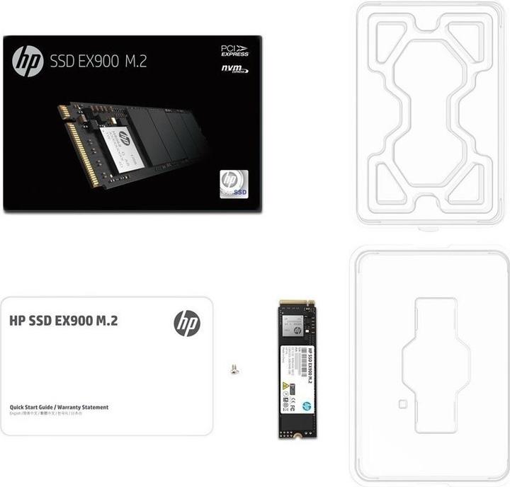 Actual product image HP EX900 (250 GB, M.2 2280)