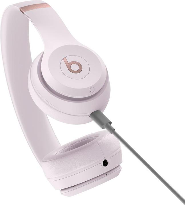 Actual product image Beats Solo 4 Wireless Headphones (Cloud Pink) (50 h, Wireless)