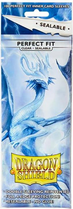 Actual product image Arcane Tinman ART13201 - Perfect Fit Inner Card Sleeves, Sealable - Clear(100)