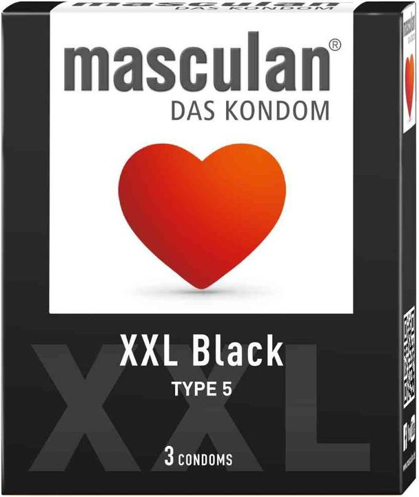 Actual product image Masculan Type 5" (XXL) 3 larger condoms for sufficient space (3 pcs.)