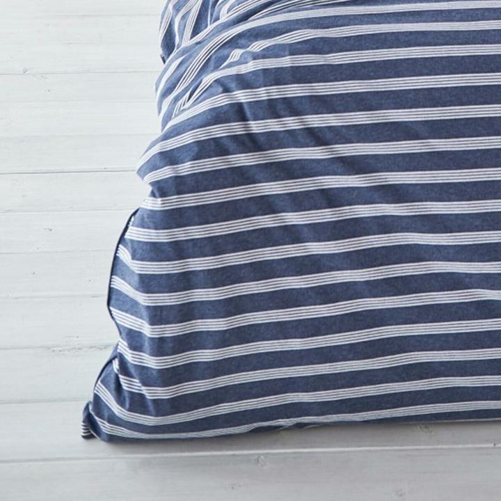 Actual product image BettwarenShop Melange stripes (Bedding set, 135x200 cm + 80x80 cm)