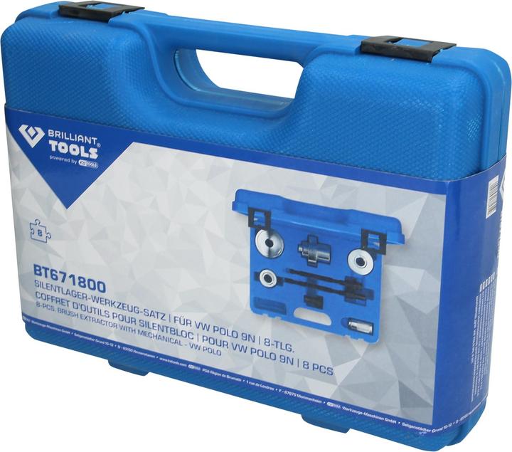 Produktbild Brilliant Tools Silentlager-Werkzeug-Satz, für VW Polo 9N, 8-tlg