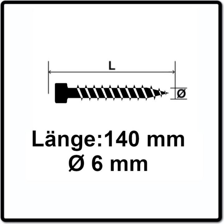 Produktbild Spax Zylinderkopfschrauben (100 Schrauben pro Stück)