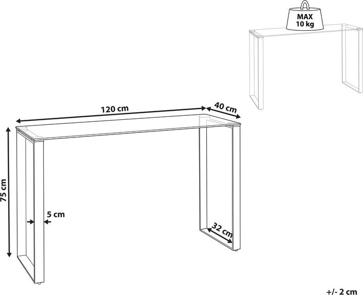 Produktbild Beliani Tilon (40 x 120 x 75 cm)