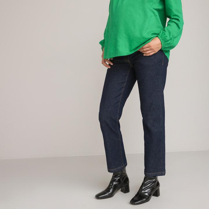 Image du produit La Redoute Collections Jeans de grossesse droit avec un empiècement extensible à la taille (26)