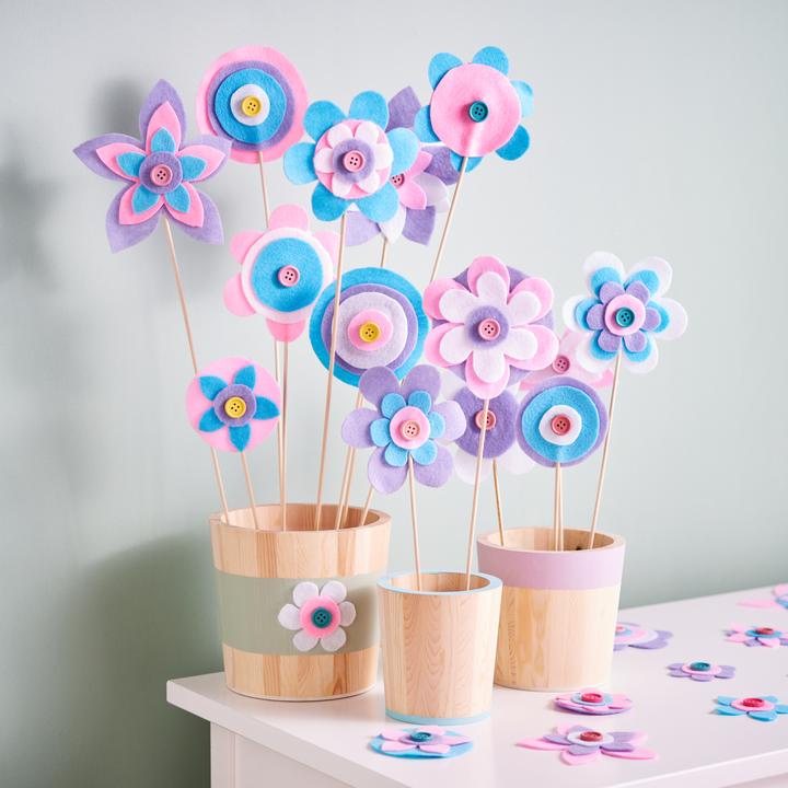 Actual product image VBS Wooden buttons "Pastel mix"