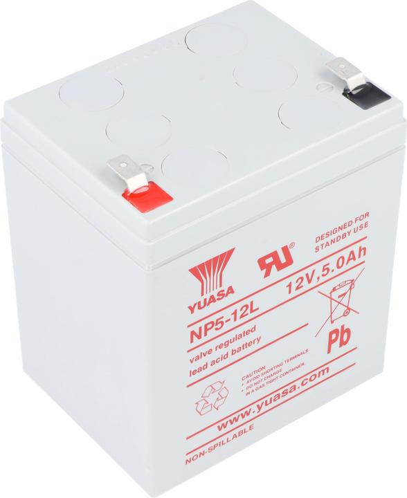 Actual product image Yuasa NPH5-12 Akku Blei PB 12Volt 5Ah (12 V, 5 Ah)