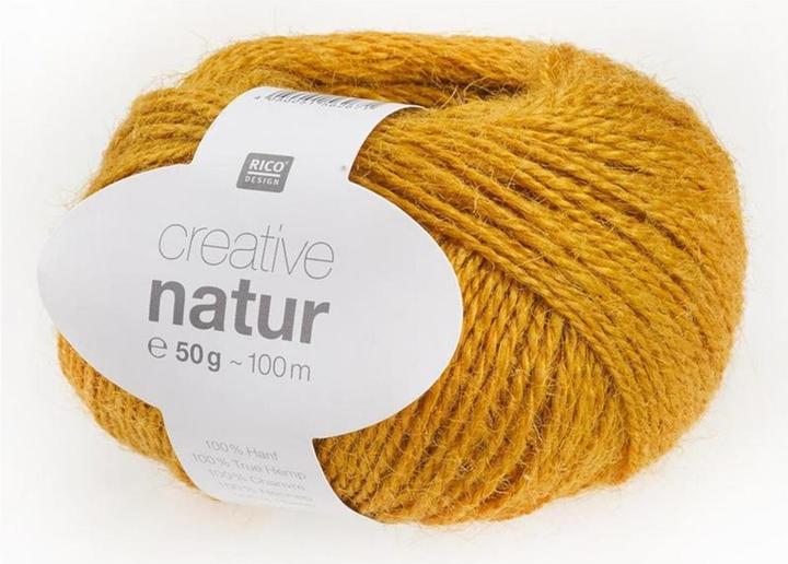 Produktbild Rico Design Wolle Creative Natur 50 g, Senfgelb (100 m)