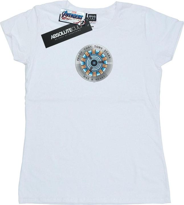 Avengers Endgame Tony Stark Herz Baumwolle TShirt