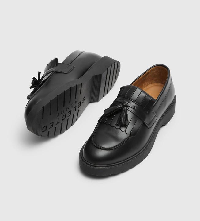 Produktbild Selected Homme Leder Kiltie Halbschuhe (41)