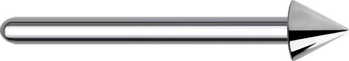 Star Piercing Nasenstecker biegen silber mit Cone (Titan G23)