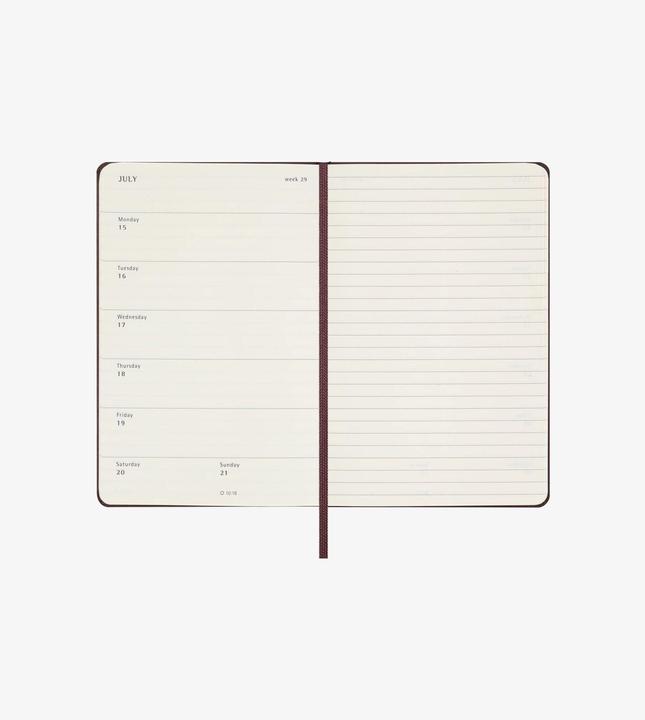 Image du produit Moleskine Classic Planner (A6, Couverture rigide, Anglais)