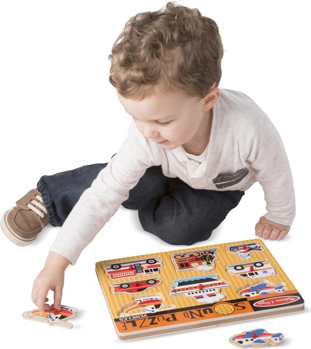 Produktbild Melissa & Doug Sonore Bois Vehicules (8 Teile)