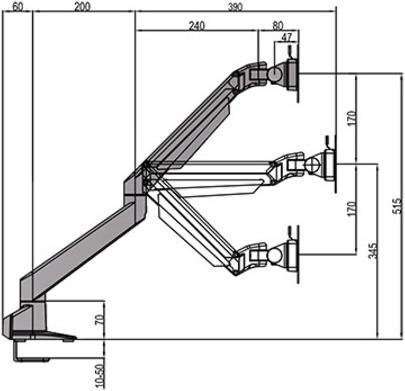 Immagine prodotto Multibrackets Chiusura rapida Duo (23")