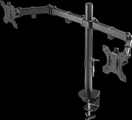 Produktbild Deltaco Gaming Dual Monitor desk arm (Tisch, 32")