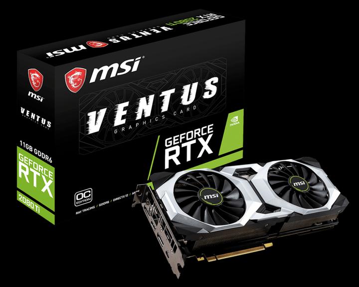 Actual product image MSI GeForce RTX 2080 Ti VENTUS (11 GB)