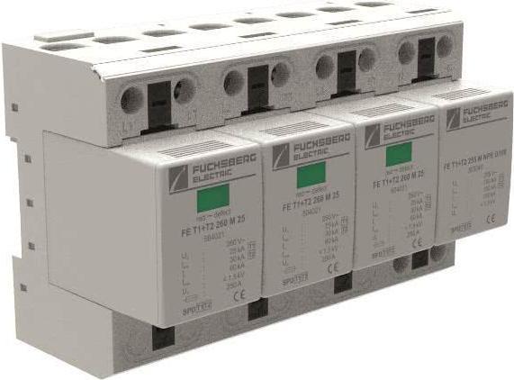 Produktbild Electric Fuchsberg GmbH FUCHS Kombiableiter Typ 1+2 100 kA, 3+1-Schaltung FE T1+