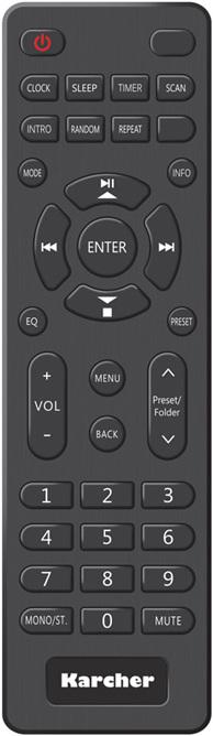 Immagine prodotto Karcher MC 6490DI (Lettore CD, WiFi, Bluetooth, 2x 5 W)