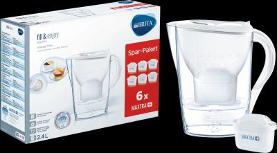 Produktbild Brita Marella + 6 Filterkartuschen (2.40 l)