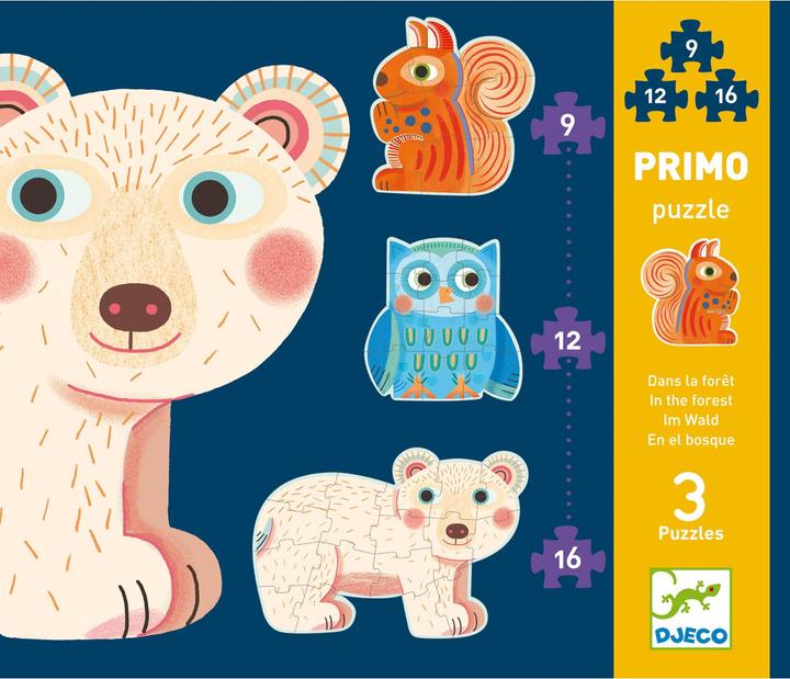 Actual product image Djeco Erstes Puzzle Im Wald (37 pieces)