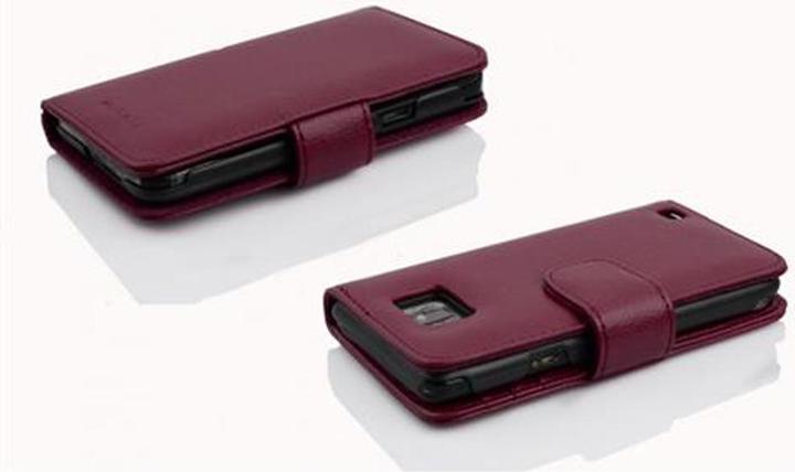 Image du produit Cadorabo Book avec 3 pochettes pour cartes Couverture (Samsung Galaxy S2, Samsung Galaxy S2 Plus)