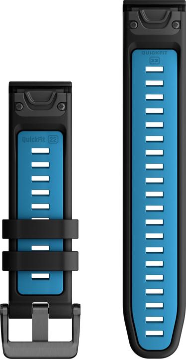 Produktbild Garmin Acc,epixPRO (g2),22mm QuickFit,Blk (22 mm, Silikon)
