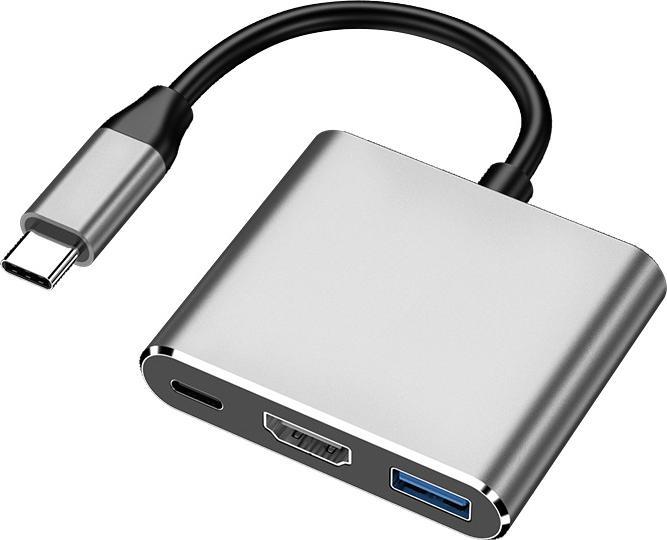 XtremeMac Type-C Hub 3 Ports (USB-C, 3 Porti)