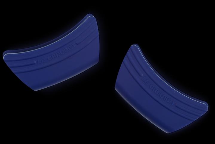 Actual product image Le Creuset Silicone handle protector set of 2 Azure (Plastic)