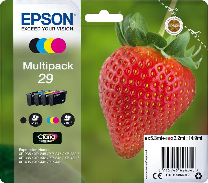 Produktbild Epson 29 Multipack (M, BK, C, Y)
