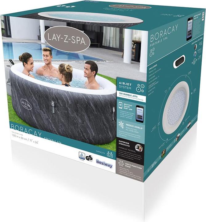 Produktbild Bestway Lay-Z-Spa Boracay (4 Pers.)
