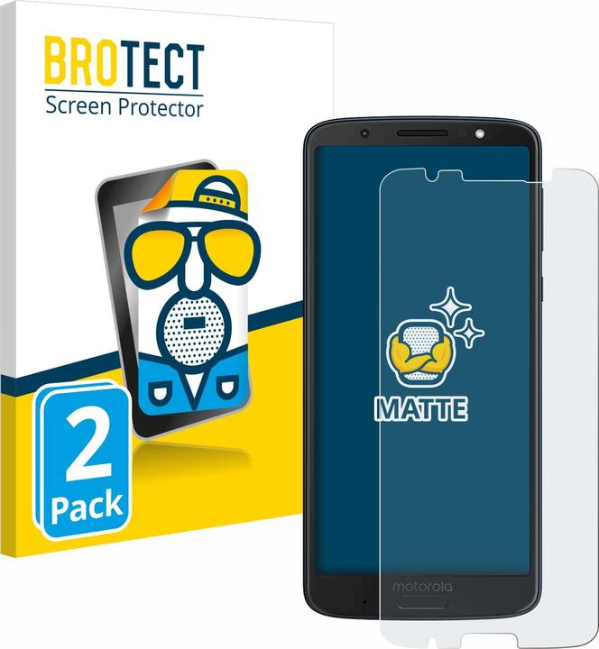 Image du produit BROTECT Film de protection antireflet Protection d'écran mat (2 pièce(s), Motorola Moto G6 Plus)