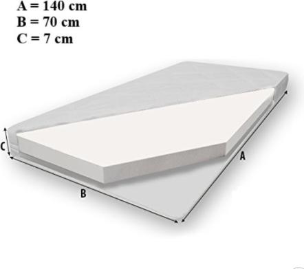 Immagine prodotto ADRK Furniture Letto con materasso CAR 4x4 140x70 (140 x 70 cm)