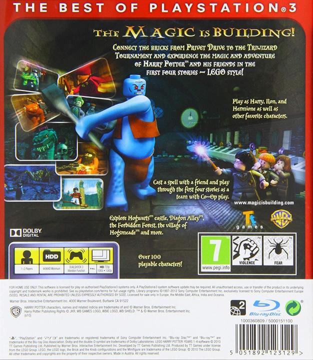 Image du produit WB Lego Harry Potter Années 1-4 -E- (PS3, EN)